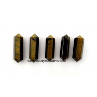 Tiger Eye Agate 2 - 3" Double Terminated Pencil
